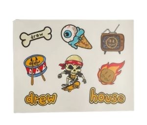 Drew House Justin Bieber Hearty Sticker Sheet