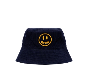 Drew House Mascot Corduroy Bucket Hat Dark Navy