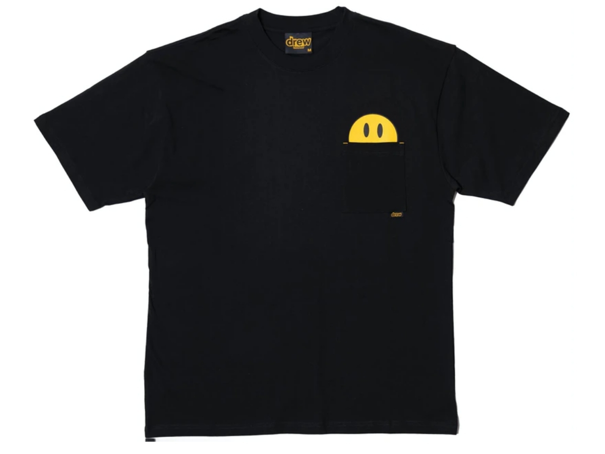 SASOM | apparel Drew House Mini Mascot Pocket Tee Black Check the ...