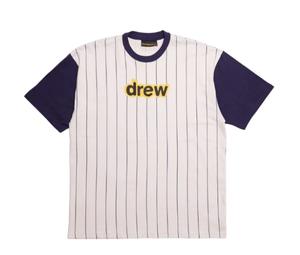 Buy Drew House Secret SS Tee Navy Pinstripe at Sasom – Authentic and Ready to Ship