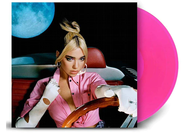 Buy Dua Lipa Future Nostalgia LP Vinyl Translucent Neon Pink at Sasom – Authentic and Ready to Ship