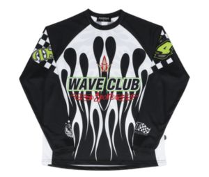 ☆DUCKDIVE☆OLD SHCOOL SYMBOL MESH LONG SLEEVE BLACK MUSINSA | DUCKDIVE Racer Symbol Mesh Jersey Long Sleeve
