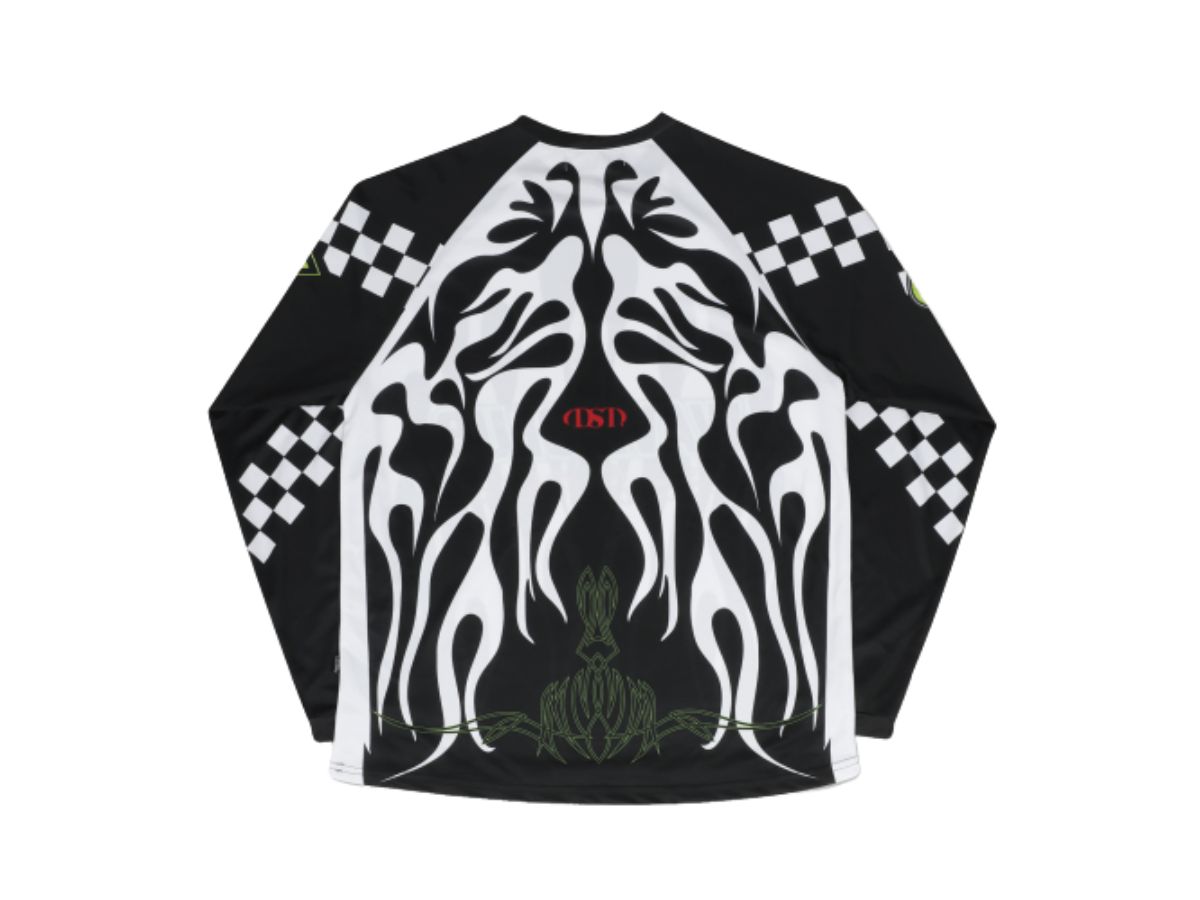 Duckdive After Fire Mesh Long Sleeve Black | ของแท้ Duckdive After Fire Mesh Long Sleeve Black | ของแท้