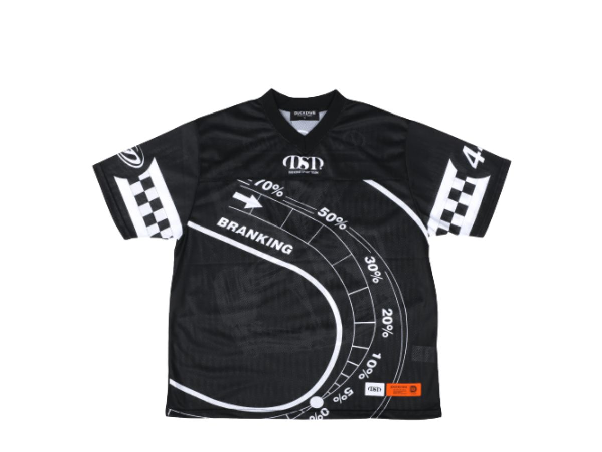 [DUCKDIVE] Player Mesh Short Sleeve ★大人気★ Duckdive Jersey Bada Zifan Same Dance Short Sleeved Sports