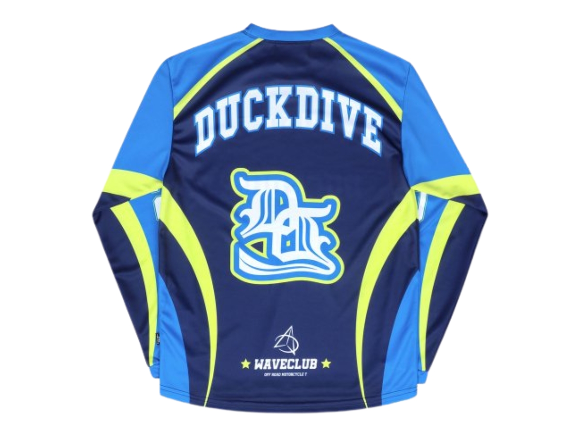 ช้อป Duckdive Off Road Mesh Long Sleeve Blueของแท้ที่ SASOM