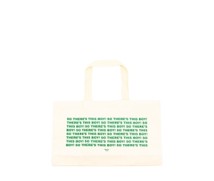 Duckyboy So There's This Boy Tote Ivory Green