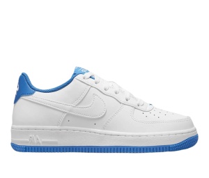 Buy Nike Air Force 1 Low White Light Photo Blue (GS) at Sasom – Authentic and Ready to Ship
