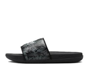Buy Nike Offcourt Tropical Leaf Print Black Slide (Women's) at Sasom – Authentic and Ready to Ship