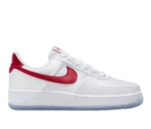 Buy Nike Air Force 1 Low '07 Satin White Varsity Red (Women's) at Sasom – Authentic and Ready to Ship