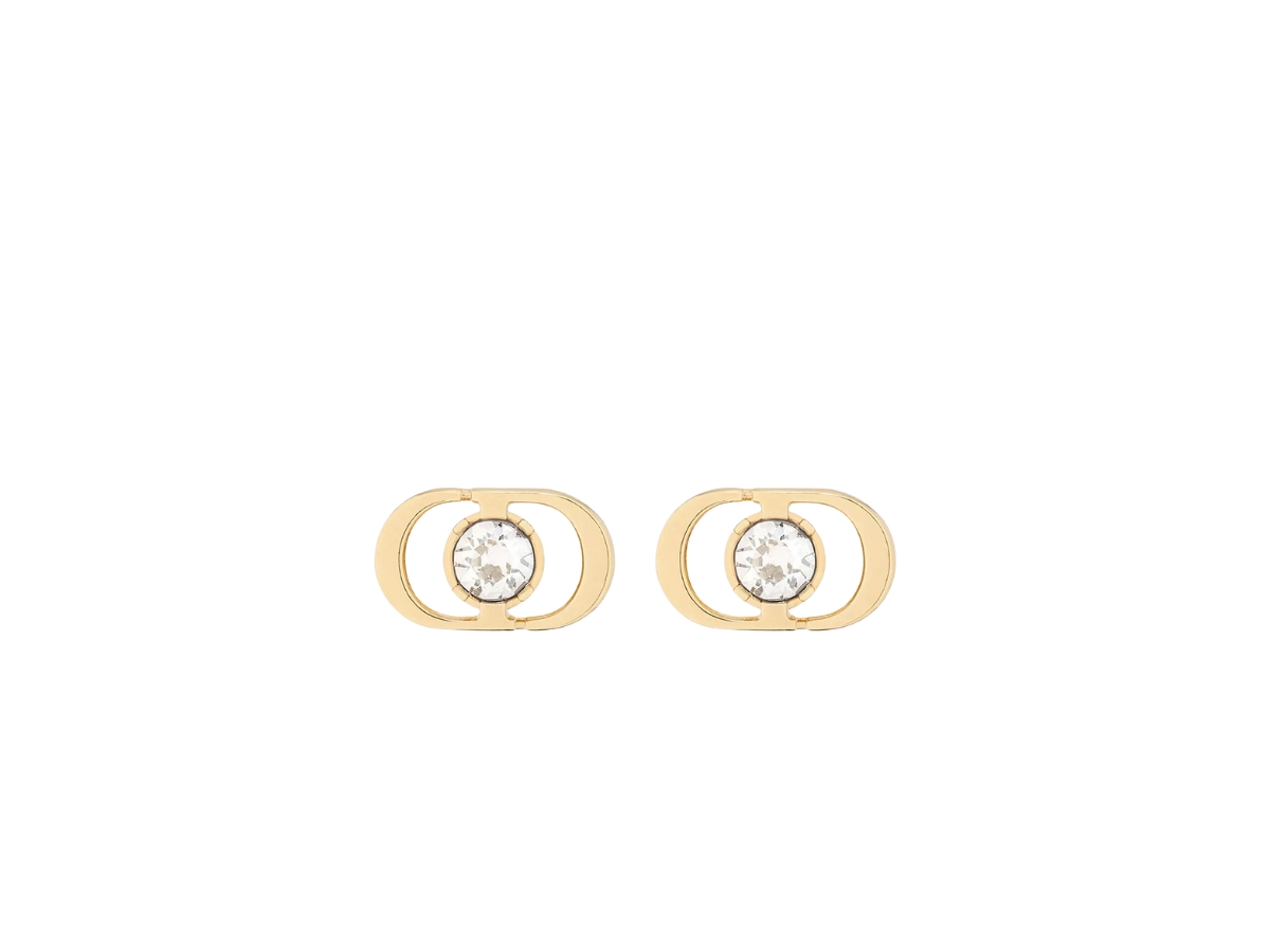 Buy Dior Petit CD Jolie Mini Stud Earrings Gold at Sasom – Authentic and Ready to Ship