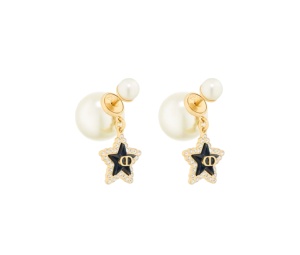 Buy Dior Tribales Earrings Gold-Finish White at Sasom – Authentic and Ready to Ship