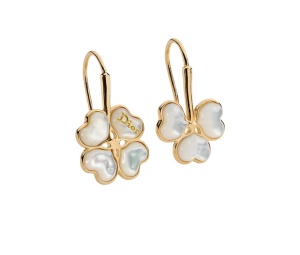 Buy Dior Sparkling Clover Earrings Gold Mother-of-Pearl at Sasom – Authentic and Ready to Ship