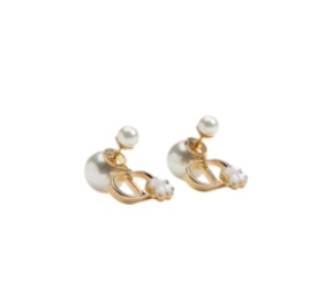 Buy Dior Tribales Earrings Gold And Mother-Of-Pearl at Sasom – Authentic and Ready to Ship