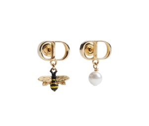 Buy Dior CD Garden Earrings Gold-Finish White at Sasom – Authentic and Ready to Ship