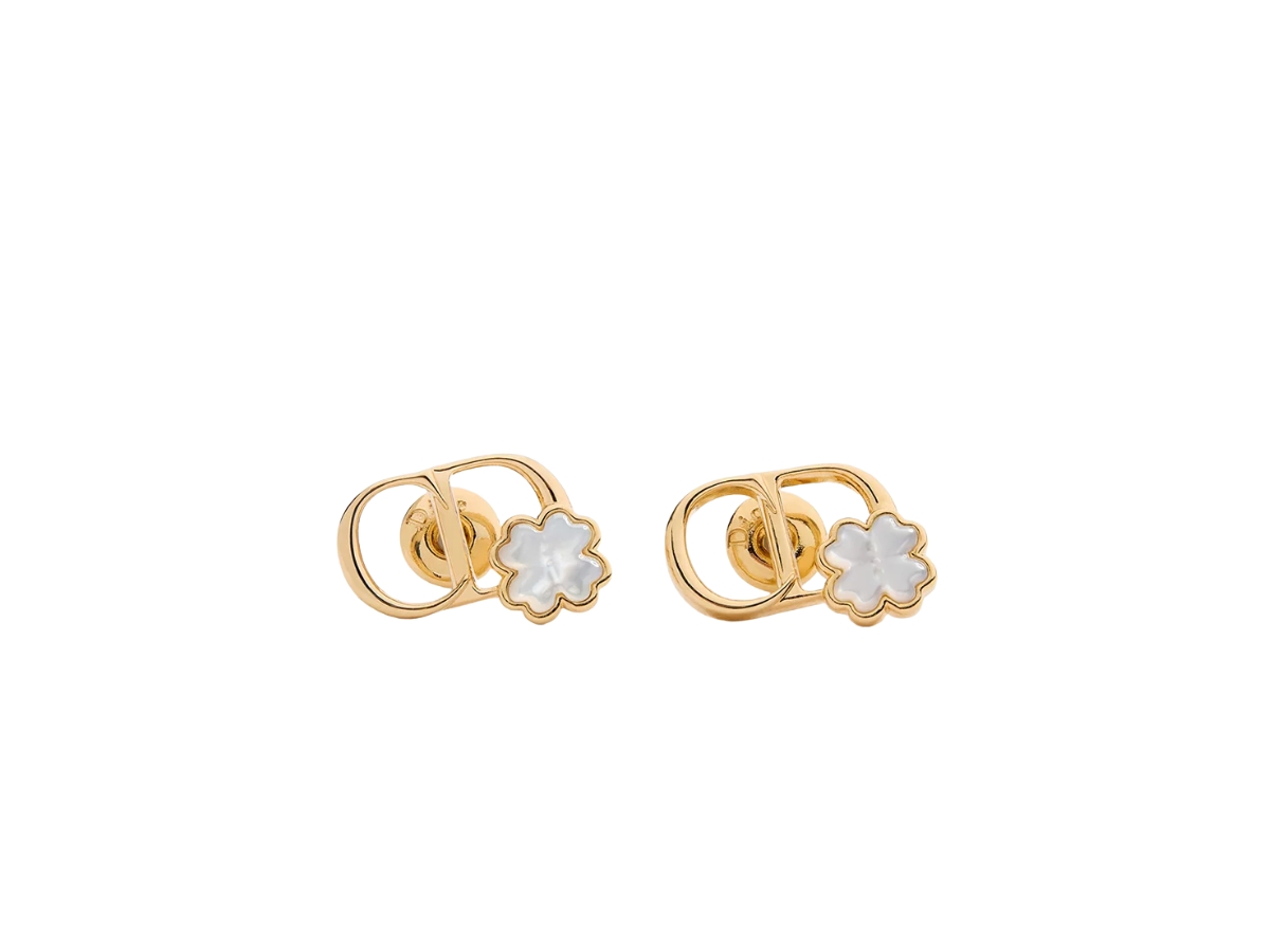 Buy Dior CD Garden Earrings Gold at Sasom – Authentic and Ready to Ship