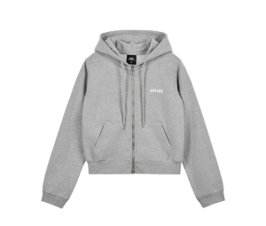 【emis】韓国人気★APPLIQUE HOOD ZIP-UP EMIS】 (UNISEX)APPLIQUE HOOD ZIP-UP /追跡付 (EMIS/パーカー