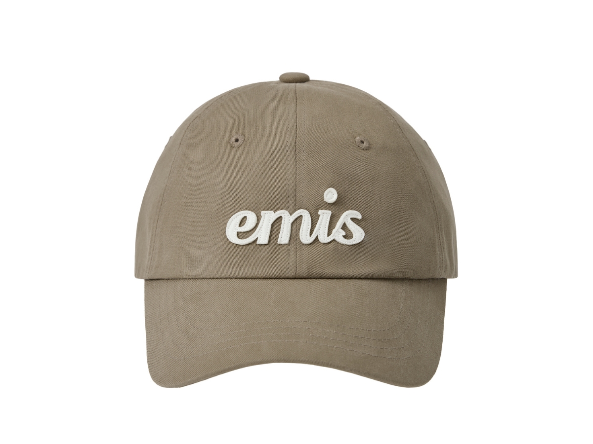Emis Applique Ball Cap Beige Shop Authentic at SASOM