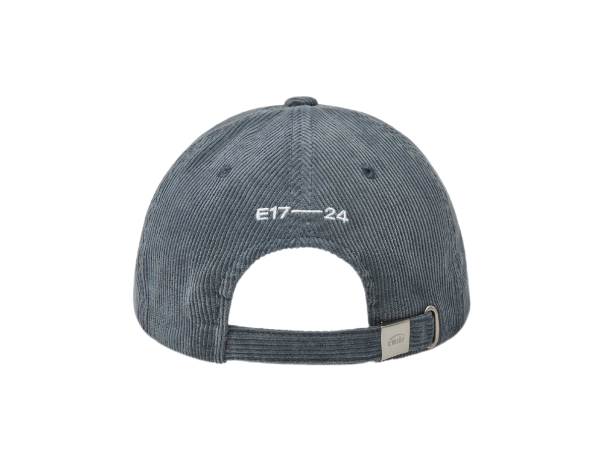 ช้อป Emis Applique Corduroy Ball Cap Ash Blueของแท้ที่ SASOM