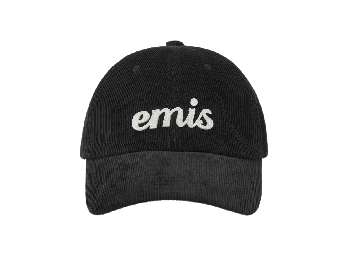 ☆EMIS\t☆ APPLIQUE CORDUROY BALL CAPKHAKI m1037_1349006 APPLIQUE CORDUROY BALL CAP-KHAKI - EMIS