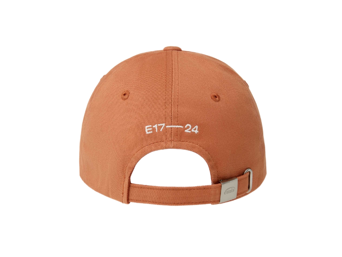★EMIS★ BOUCLE VINTAGE LOGO BALL CAPORANGE m1037_1348997 ช้อป Emis Vintage Pigment Ball Cap Beigeของแท้ที่ SASOM