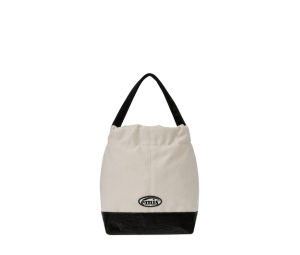 Buy Emis Canvas Tote Bucket Bag Black at Sasom – Authentic and Ready to Ship
