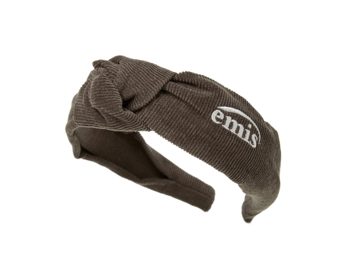 ◆EMIS◆ CORDUROY CROSS HAIRBAND m1037_1351356 CORDUROY CROSS HAIRBAND - EMIS