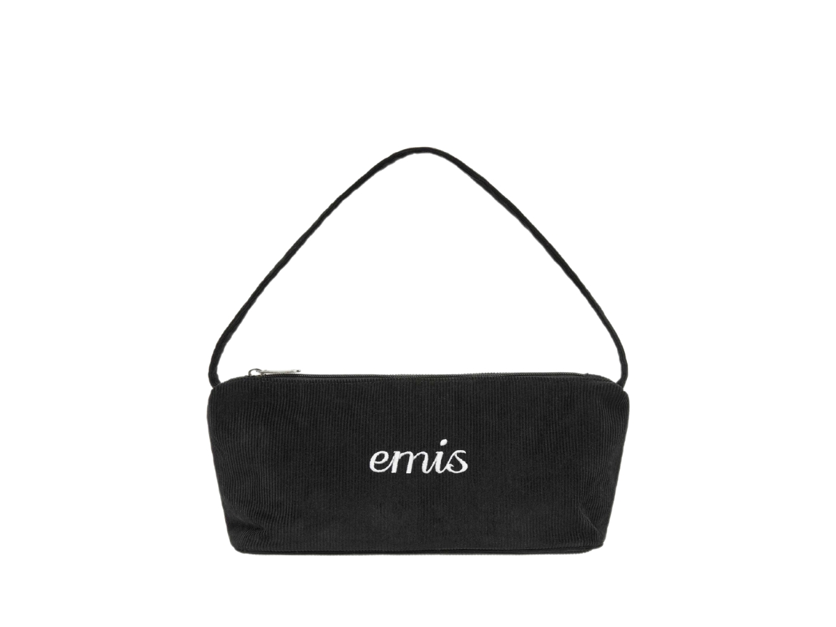●EMIS● CORDUROY DAILY LONG HOBO BAGPINK m1037_1332413 Buy Emis Corduroy Daily Long Hobo Bag Black | SASOM