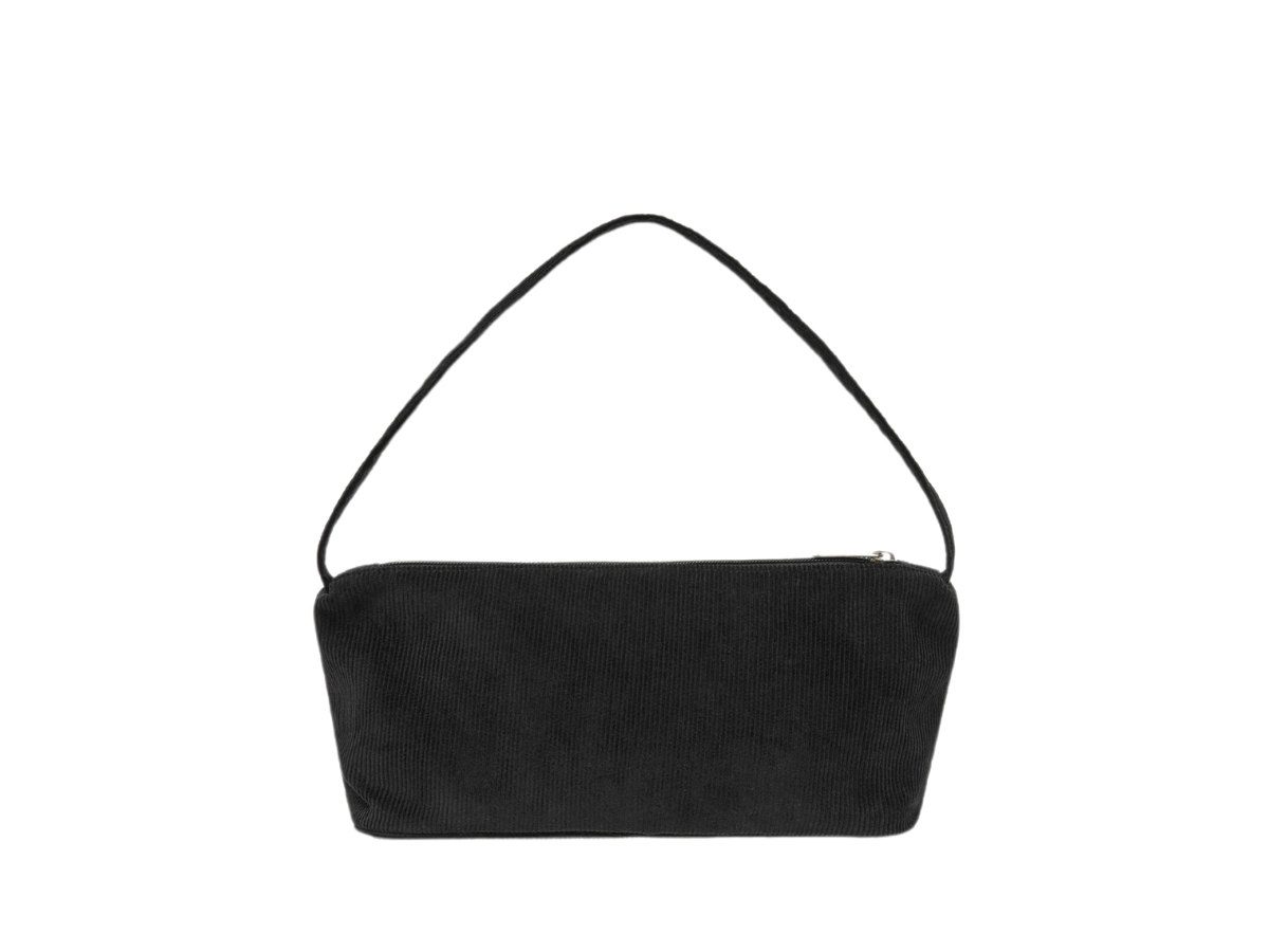 【EMIS】CORDUROY DAILY LONG HOBO BAG-BLACK Buy Emis Corduroy Daily Long Hobo Bag Black | SASOM