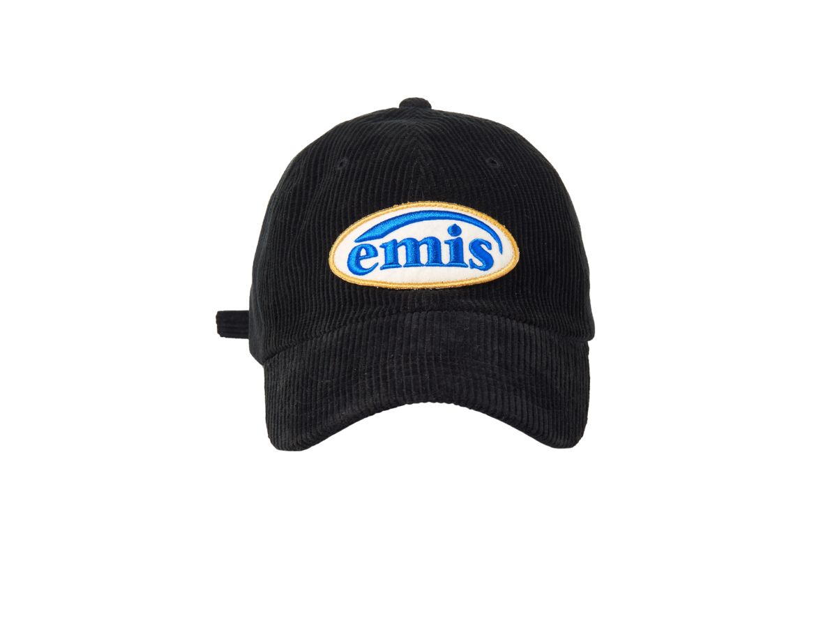 ช้อป Emis Corduroy Wappen Ball Cap Blackของแท้ที่ SASOM