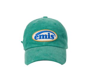 Emis Corduroy Wappen Ball Cap Green