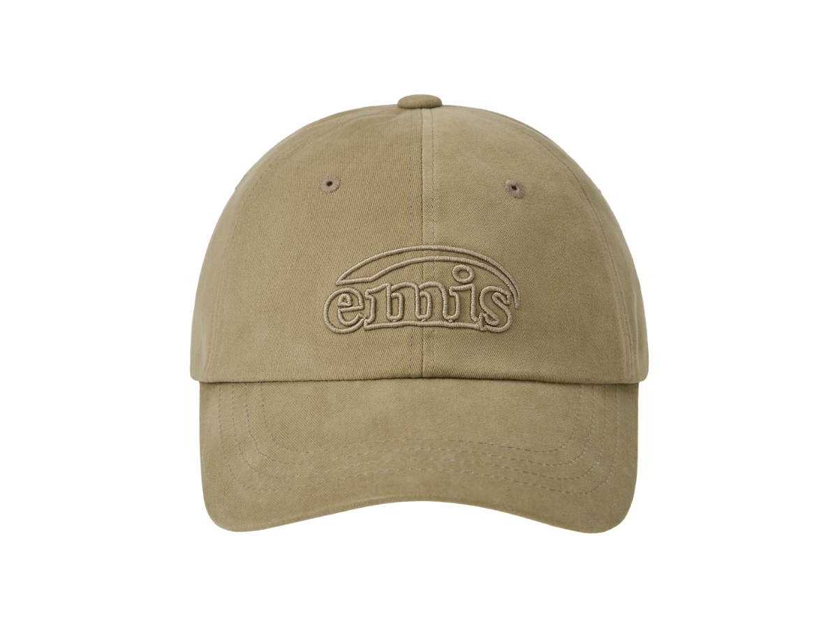★EMIS★ COTTON BRUSHED BALL CAPBROWN m1037_1334499 COTTON BRUSHED BALL CAP-BROWN - EMIS