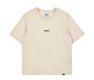 Buy Emis Oversized Embossing Logo T-Shirts Black | SASOM