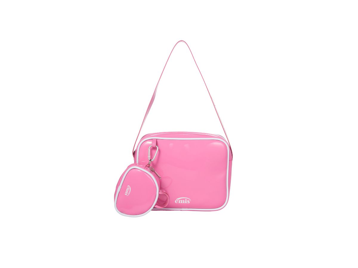 ☆人気☆【EMIS】☆ENAMEL SHOULDER BAG WITH COIN PURSE SE.T☆ 預購| 🇰🇷EMIS ENAMEL SHOULDER BAG WITH COIN PURSE SET BG209