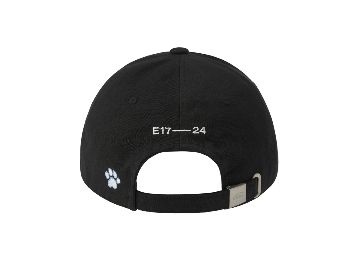 ★EMIS★ FOOT PRINT WAPPEN BALL CAPBLACK m1037_1332365 FOOT PRINT BALL CAP-BLACK - EMIS
