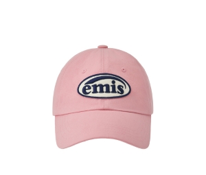 ◆EMIS◆ EMBOSSING LOGO BALL CAPPINK m1037_1428595 ช้อป Emis Foot Print Wappen Ball Cap Pinkของแท้ที่ SASOM