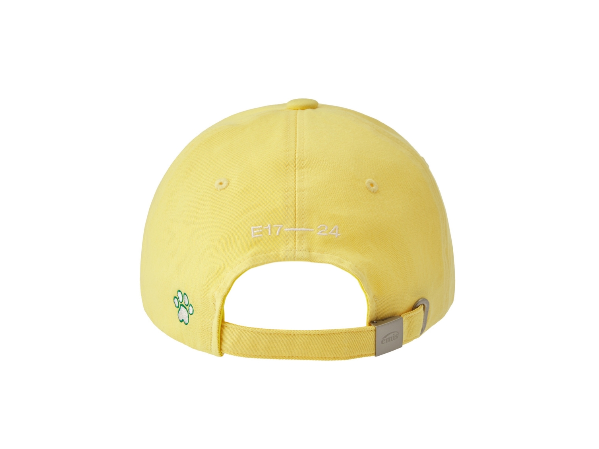 【EMIS】FOOT PRINT WAPPEN BALL CAP-YELLOW FOOT PRINT WAPPEN BALL CAP-YELLOW - EMIS