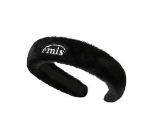 Buy Emis Fur Hairband Black at Sasom – Authentic and Ready to Ship