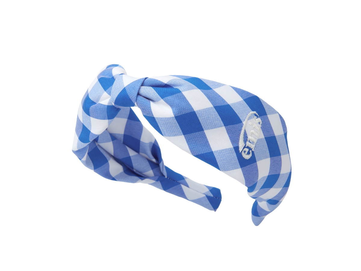 ◆EMIS◆ GINGHAM CHECK RIBBON HAIRBAND m1037_1334712 GINGHAM CHECK RIBBON HAIRBAND - EMIS