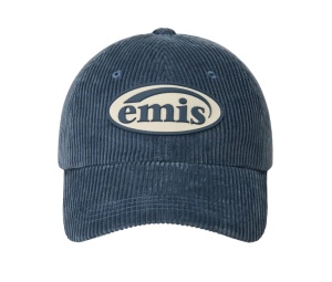 Buy Emis Rubber Patch Corduroy Ball Cap Ash Blue at Sasom – Authentic and Ready to Ship