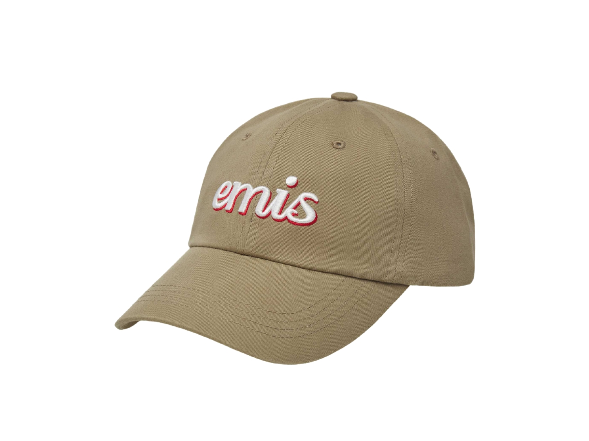 ★EMIS★ LAYERED LOGO BALL CAPGREEN m1037_1348969 Emis Layered Logo Ball Cap Beige Shop Authentic at SASOM