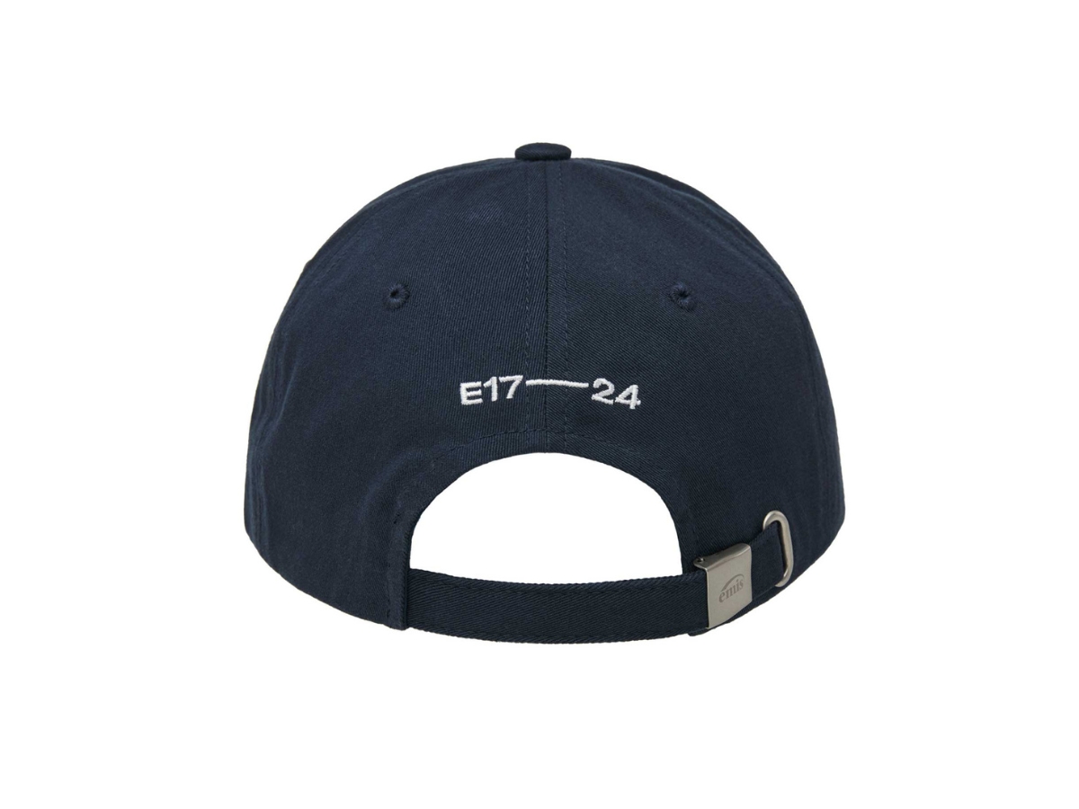 Emis Layered Logo Ball Cap Navy Shop Authentic at SASOM