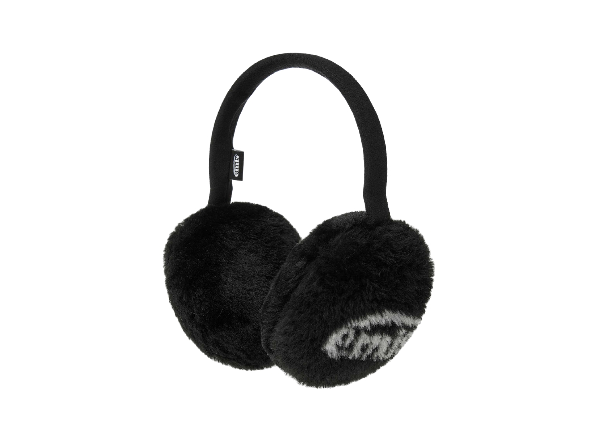 EMIS LOGO JACQUARD EAR MUFE ブラック Emis Logo Jacquard Ear Muff - Renewal Black | ของแท้