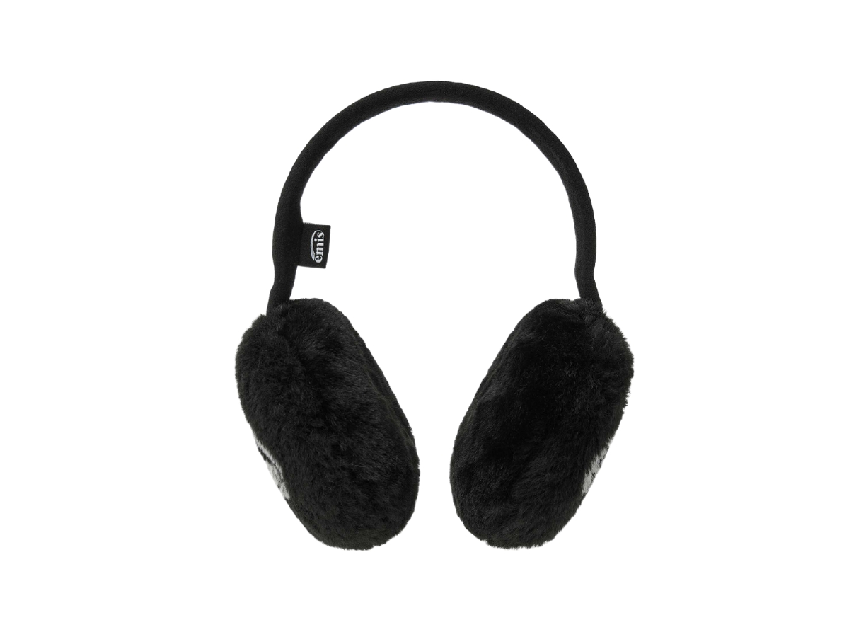 Emis Logo Jacquard Ear Muff Black (Renewal Ver.) | eBay