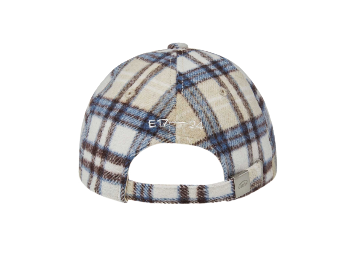 ช้อป Emis Multi Color Check Ball Cap Beigeของแท้ที่ SASOM