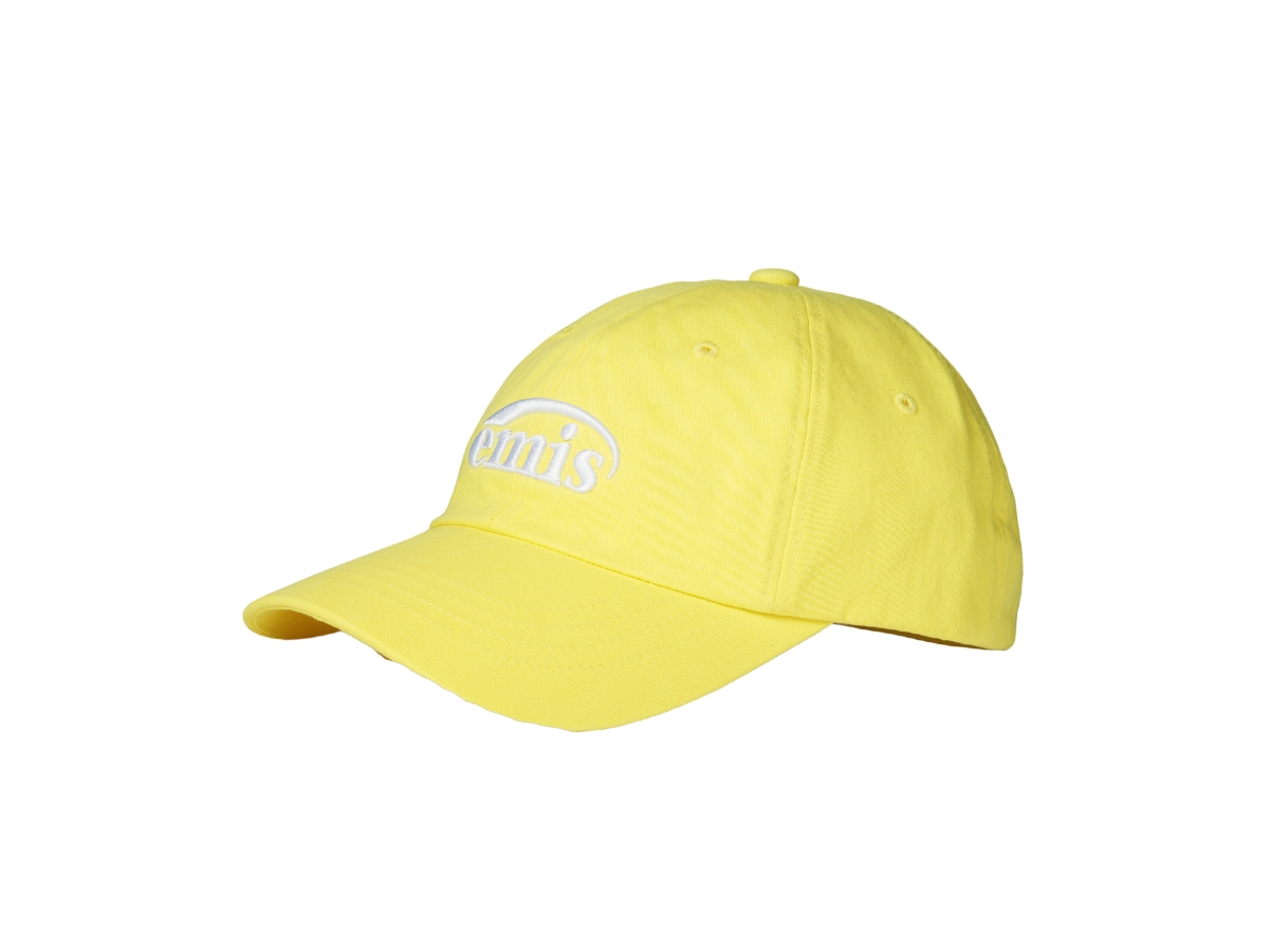 ◆EMIS◆ APPLIQUE BALL CAPYELLOW m1037_1334692 APPLIQUE BALL CAP-YELLOW - EMIS