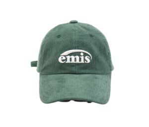 Emis New Logo Corduroy Emis Cap Green
