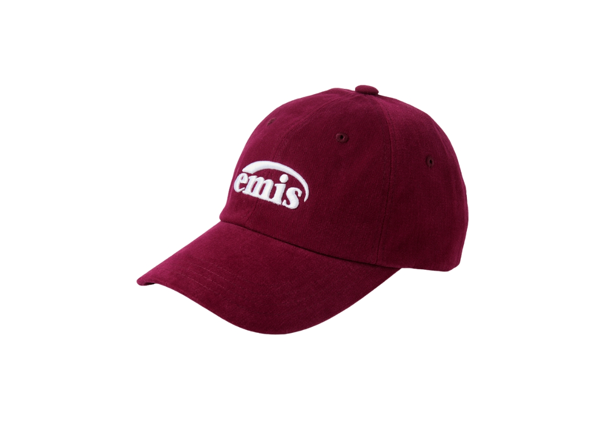 Marithe☆SMALL CLASSIC LOGO CAP burgundy Emis New Logo Emis Cap Burgundy Shop Authentic at SASOM