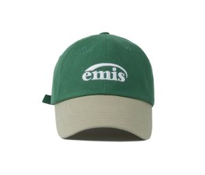 Emis New Logo Mix Ball Cap Beige-Green