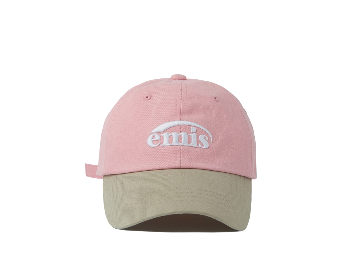 SASOM | เครื่องประดับ Emis New Logo Mix Ball Cap Beige Pink เช็ค 