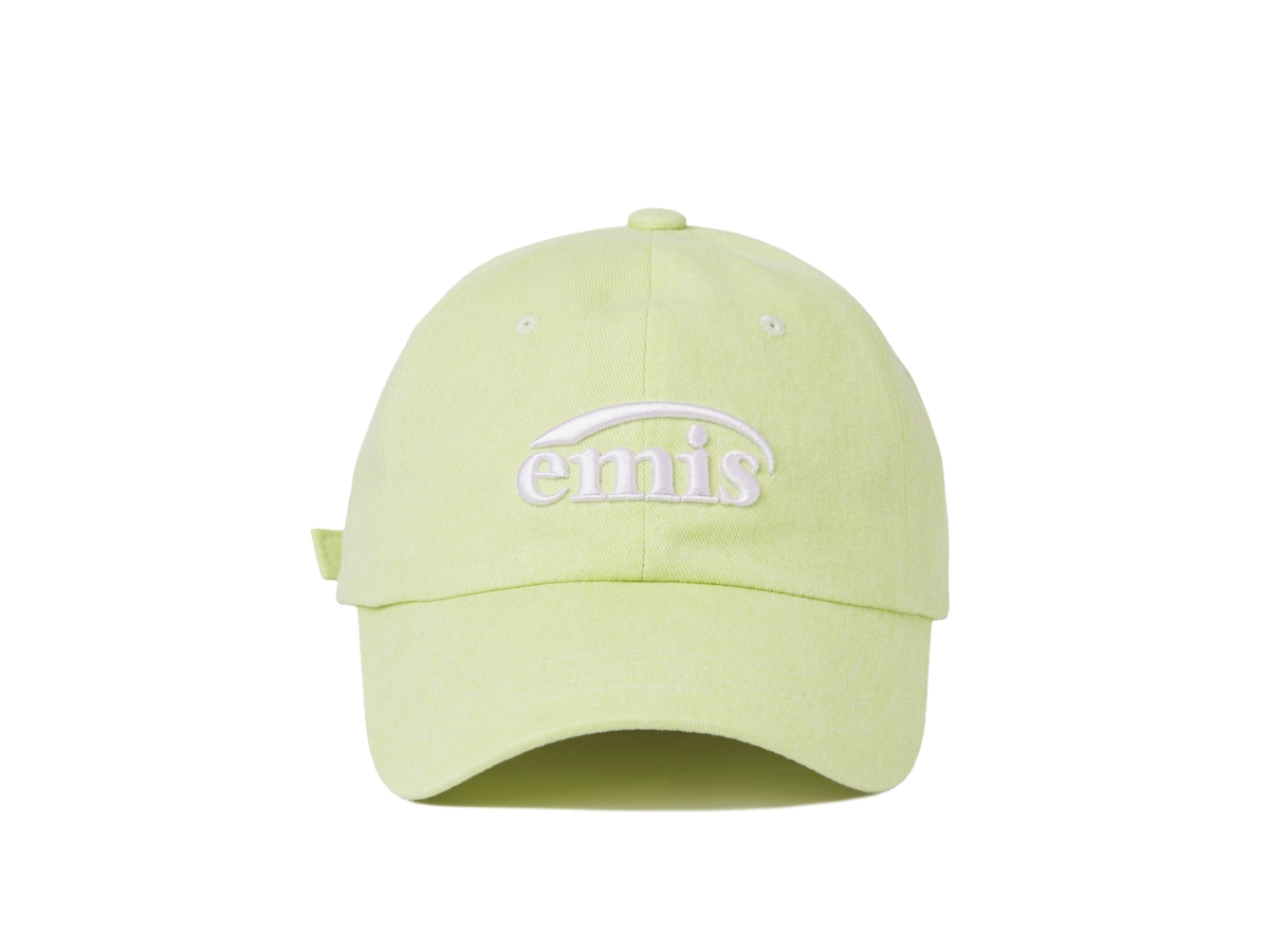 ช้อป Emis New Logo Pigment Ball Cap Limeของแท้ที่ SASOM